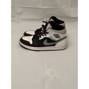 Nike Air Jordan 1 Mid White Shadow Men's Size 8 554724-073